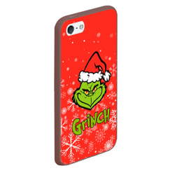 Чехол для iPhone 5/5S матовый Grinch Red - фото 2