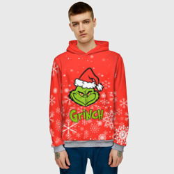 Мужская толстовка 3D Grinch Red - фото 2