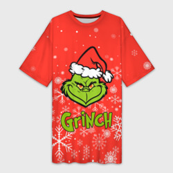 Платье-футболка 3D Grinch Red