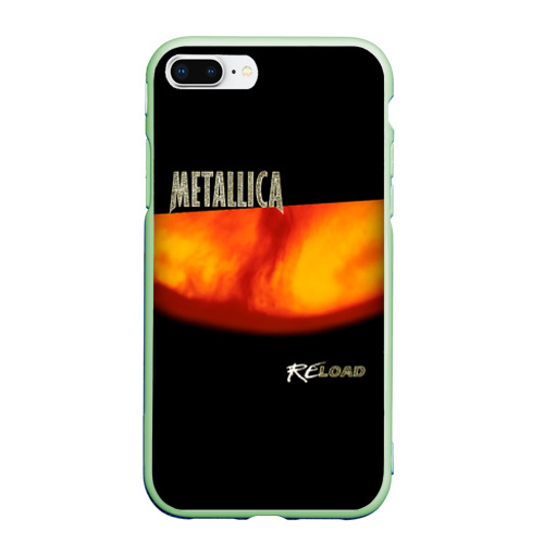 Чехол для iPhone 7Plus/8 Plus матовый Metallica ReLoad, цвет салатовый