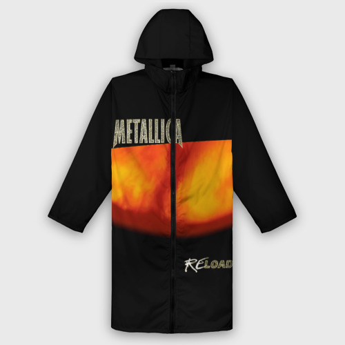 Мужской дождевик 3D Metallica ReLoad, цвет белый