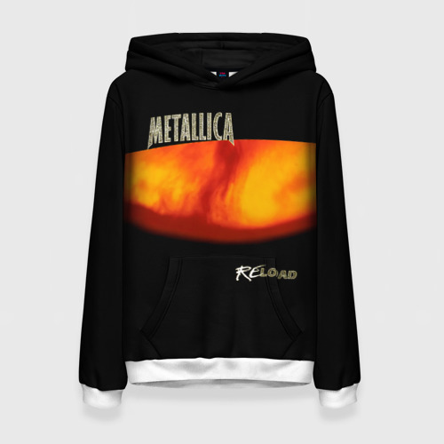Женская толстовка 3D Metallica ReLoad, цвет 3D печать
