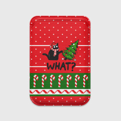 Картхолдер Magsafe магнитный What cat и ёлка