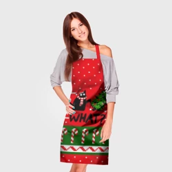 Фартук 3D What cat и ёлка - фото 2