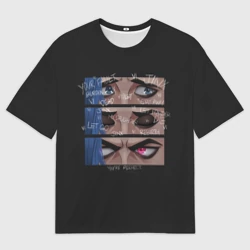 Женская футболка oversize 3D Ты идеальна