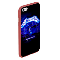 Чехол для iPhone 6/6S матовый Ride the Lightning - Metallica - фото 2