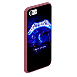 Чехол для iPhone 5/5S матовый Ride the Lightning - Metallica - фото 2