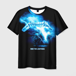 Мужская футболка 3D Ride the Lightning Metallica