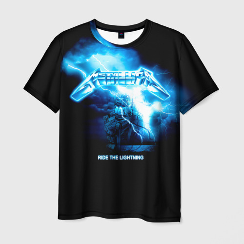 Мужская футболка 3D Ride the Lightning Metallica, цвет 3D печать