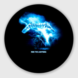 Круглый коврик для мышки Ride the Lightning Metallica