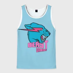 Мужская майка 3D Mr Beast Gaming