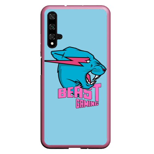 Чехол для Honor 20 Mr Beast Gaming, цвет малиновый