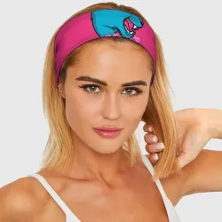 Повязка на голову 3D Mr Beast Gaming Full Print Pink edition - фото 2