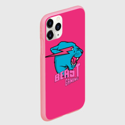 Чехол для iPhone 11 Pro Max матовый Mr Beast Gaming Full Print Pink edition - фото 2