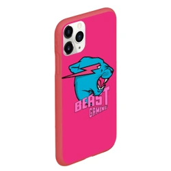 Чехол для iPhone 11 Pro Max матовый Mr Beast Gaming Full Print Pink edition - фото 2