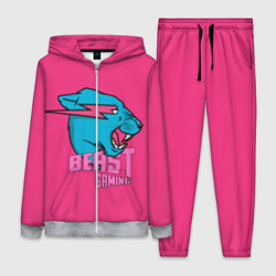 Женский костюм 3D Mr Beast Gaming Full Print Pink edition