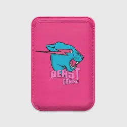 Картхолдер Magsafe магнитный Mr Beast Gaming Full Print Pink edition