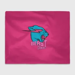 Плед 3D Mr Beast Gaming Full Print Pink edition