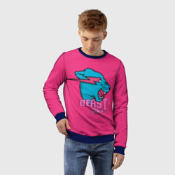 Детский свитшот 3D Mr Beast Gaming Full Print Pink edition - фото 2