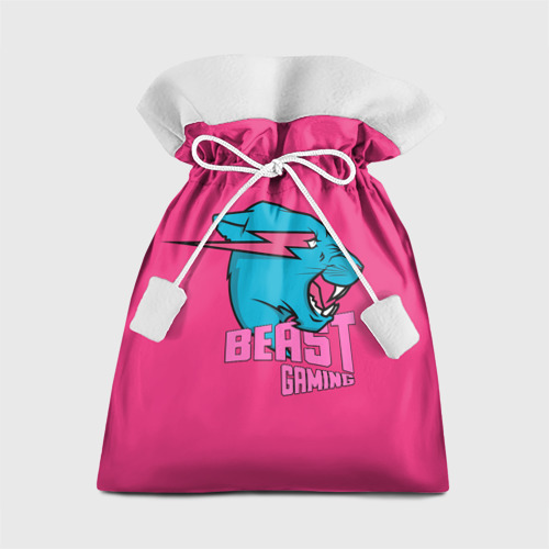 Подарочный 3D мешок Mr Beast Gaming Full Print Pink edition