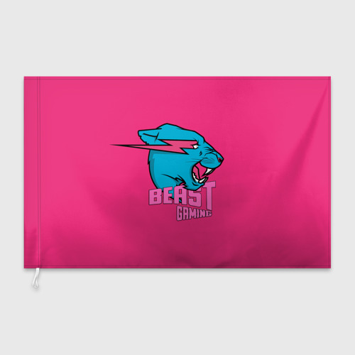 Флаг 3D Mr Beast Gaming Full Print Pink edition - фото 3