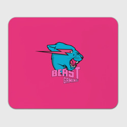 Прямоугольный коврик для мышки Mr Beast Gaming Full Print Pink edition