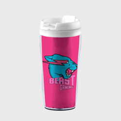 Термокружка-непроливайка Mr Beast Gaming Full Print Pink edition