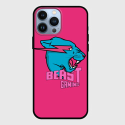 Чехол для iPhone 13 Pro Max Mr Beast Gaming Full Print Pink edition