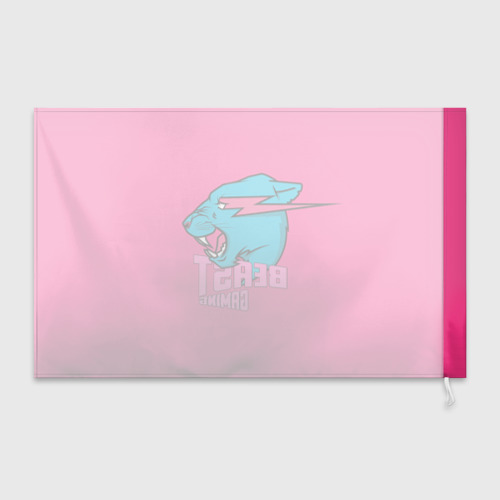 Флаг 3D Mr Beast Gaming Full Print Pink edition - фото 2