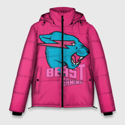 Мужская зимняя куртка 3D Mr Beast Gaming Full Print Pink edition