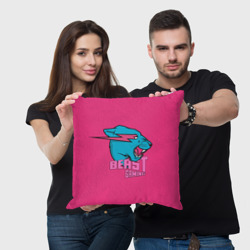 Подушка 3D Mr Beast Gaming Full Print Pink edition - фото 2