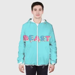 Мужская куртка 3D Mr Beast Donut - фото 4