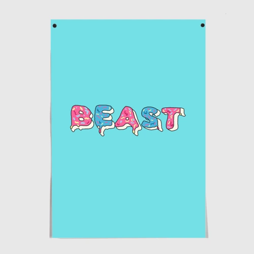 Постер Mr Beast Donut