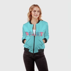 Женский бомбер 3D Mr Beast Donut - фото 2