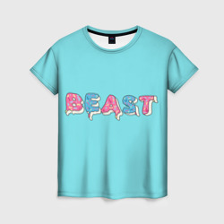 Женская футболка 3D Mr Beast Donut