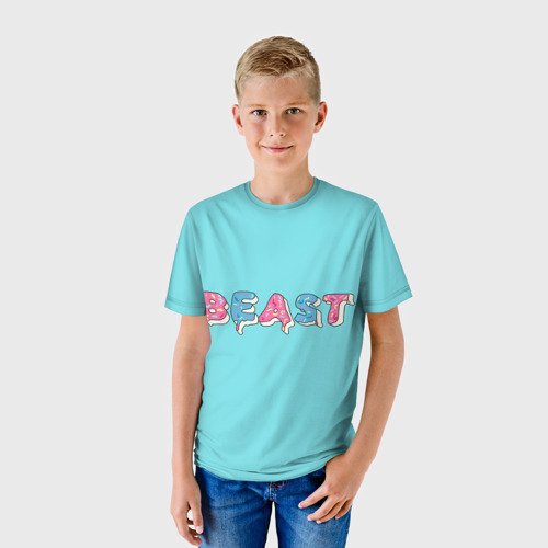 Детская футболка 3D Mr Beast Donut, цвет 3D печать - фото 3