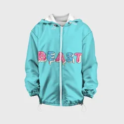Детская куртка 3D Mr Beast Donut