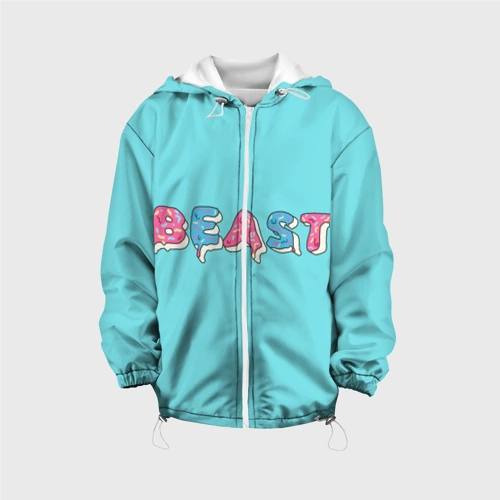 Детская куртка 3D Mr Beast Donut