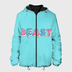 Мужская куртка 3D Mr Beast Donut