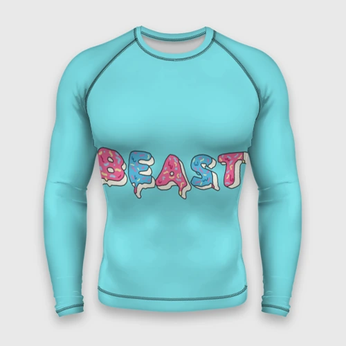 Мужской рашгард 3D Mr Beast Donut