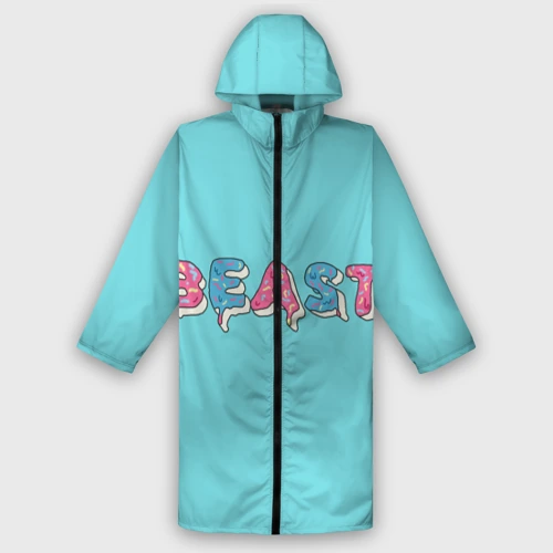Дождевик унисекс 3D Mr Beast Donut