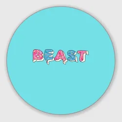 Круглый коврик для мышки Mr Beast Donut