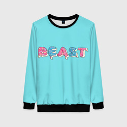 Женский свитшот 3D Mr Beast Donut