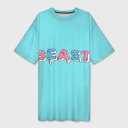 Платье-футболка 3D Mr Beast Donut