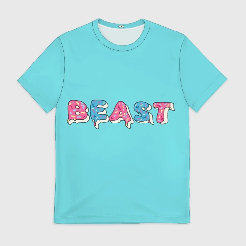 Мужская футболка 3D Mr Beast Donut