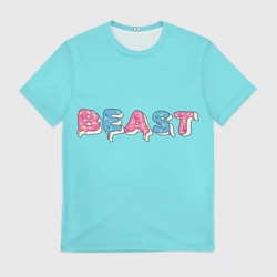 Мужская футболка 3D Mr Beast Donut