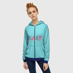 Женская толстовка 3D на молнии Mr Beast Donut - фото 2