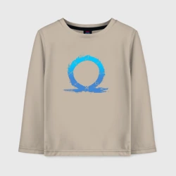 Детский лонгслив хлопок Символ Кратоса, Бог войны