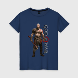 Женская футболка хлопок Кратос, Бог войны God of war