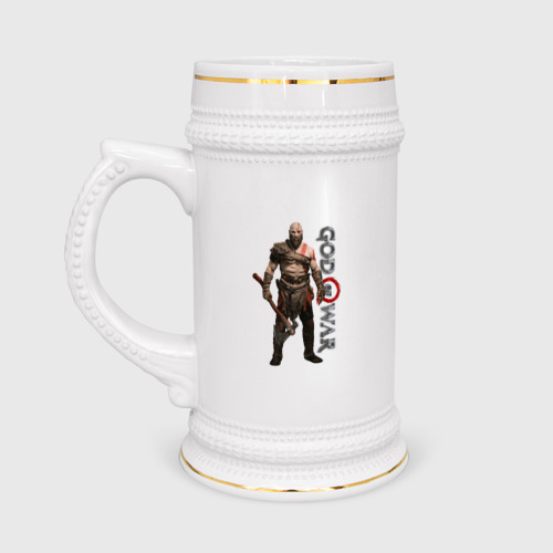 Кружка пивная Кратос, Бог войны God of war